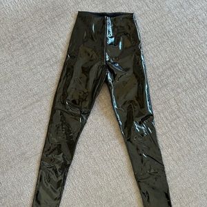 Spanx Faux Patent Leather Leggings